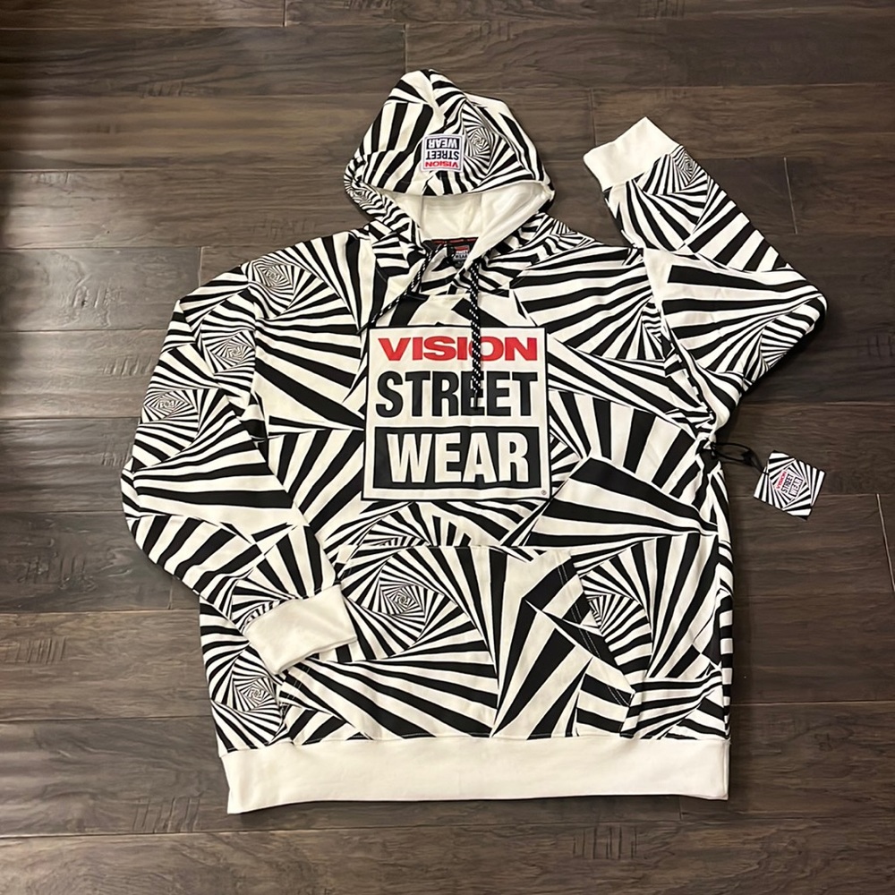 Vision Street Wear VSW Hoodie Sweatshirt skate skateboard new Gator Mens XL